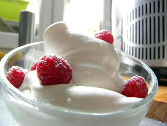 creme glace au fromage blanc