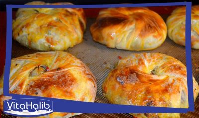 كريب معمر بالبطاطا و الكاشير