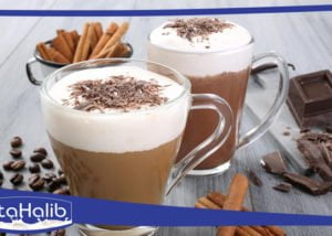 مشروب الموكا الساخن فيتا حليب