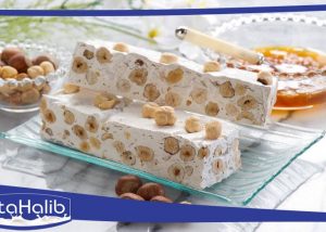 مقادير-الحلاوة-الطحينية-النوكا-المغربية-فيتا-حليب-بودرة